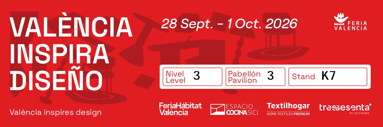 Feria Hábitat València 2026 — Incastri, Nivel 3, Pabellón 3, Stand K7